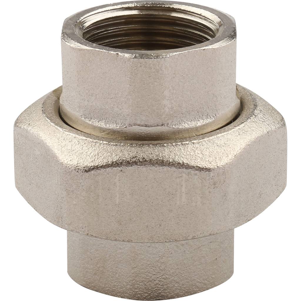 Сгон TIEMME прямой конический, никелированный ВВ 1/2х1/2, 1500374