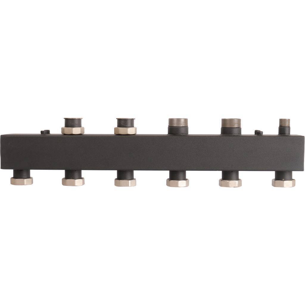 Стальной распределительный коллектор ROMMER RDG-0017 3(4) отопительных контура 1 1/2 RDG-0017-004034