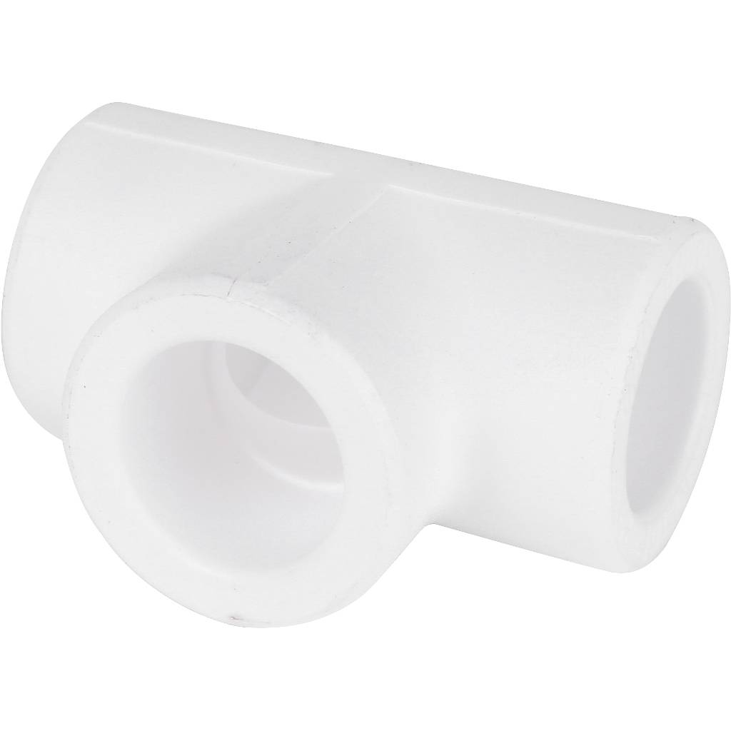 Тройник Kalde d=20 для полипропиленовых труб под сварку (цвет белый), R.3212-teo-200000