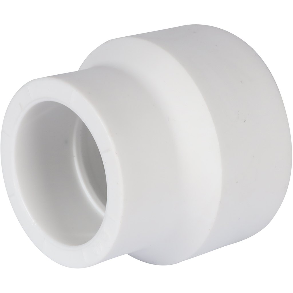 Муфта переходная Политэк 50х40 внутр./внутр. для полипропиленовых труб под сварку (цвет белый), 9000005040