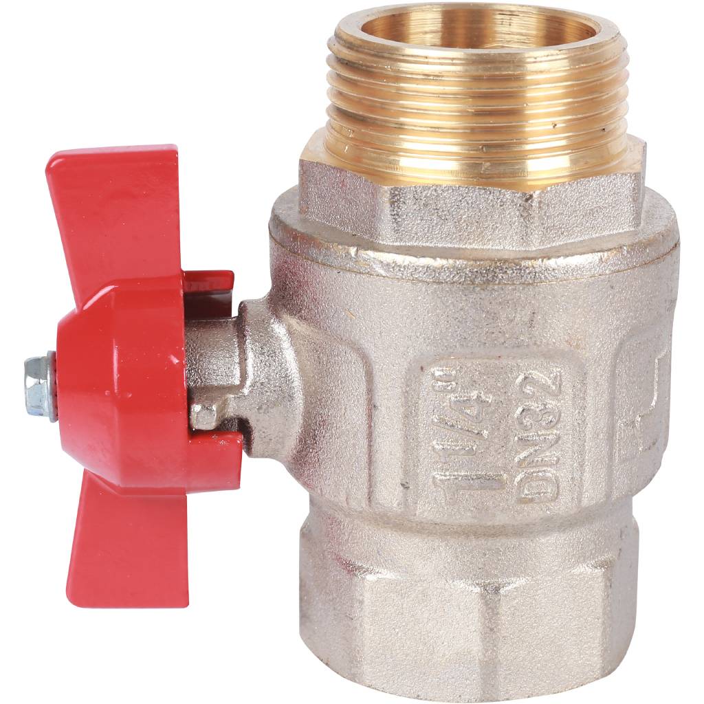 Кран шаровой муфта/резьба Itap IDEAL 093 1 1/4 полнопроходной (бабочка), 27464