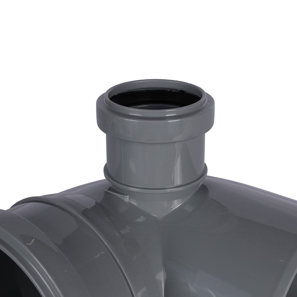 Отвод Политэк 110х90 с выходом 50 правый, 300111050П