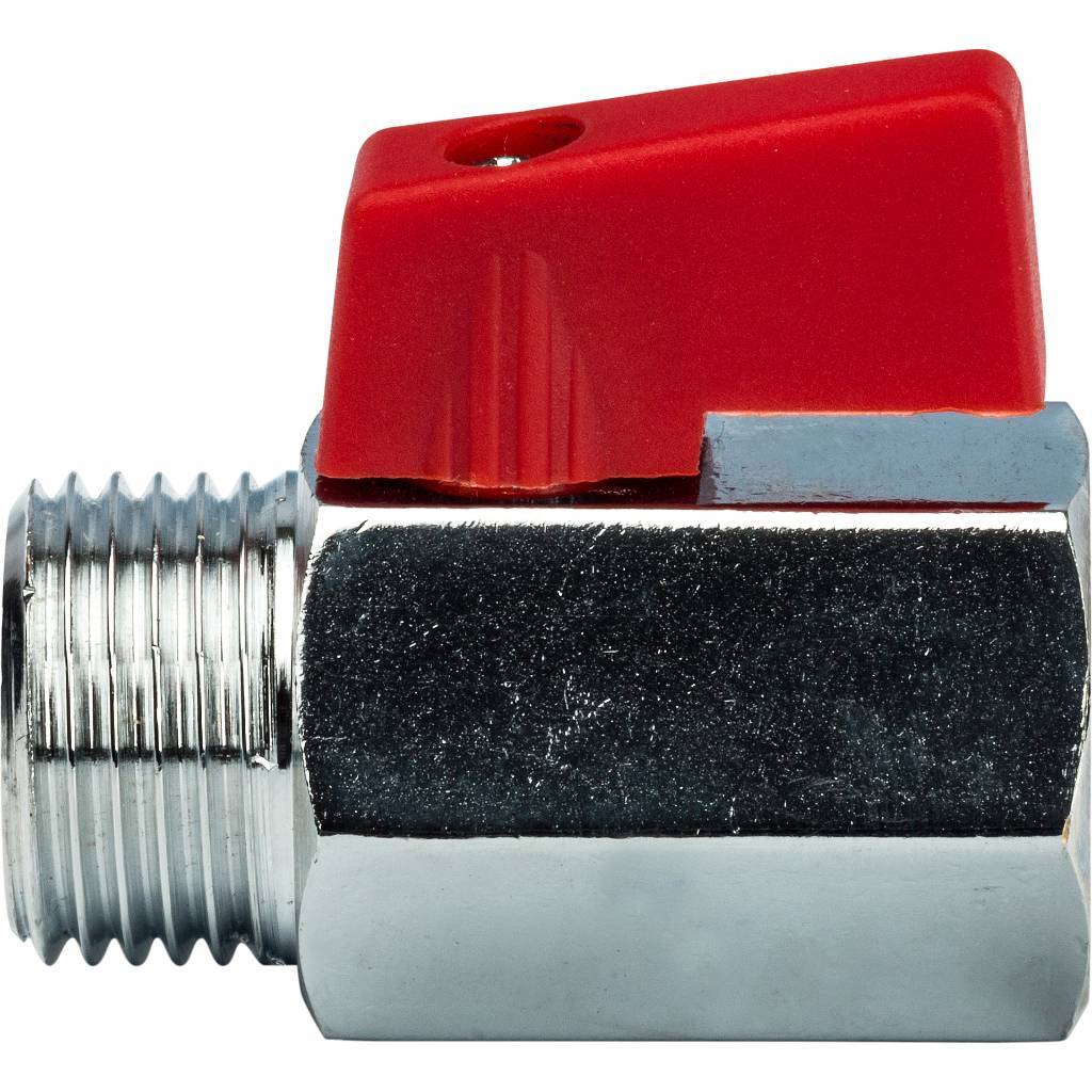 Кран шаровой STOUT 1/2 мини, муфта/резьба
