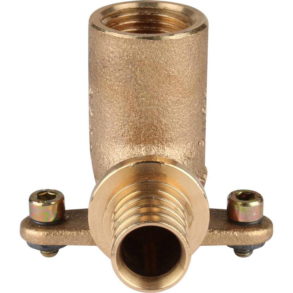 Угольник настенный РЕХАУ RAUTITAN с длинным нарезным патрубком 20-R 1/2 для PEX труб аксиальный