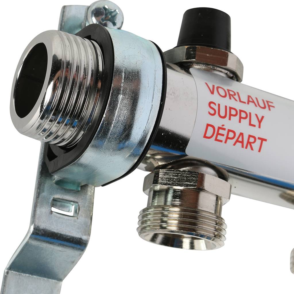 Распределительный коллектор РЕХАУ HKV на 3 контура (нерж .сталь), 12180311001