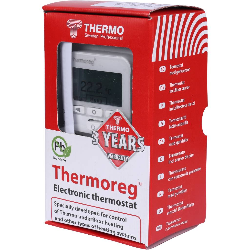 Терморегулятор THERMO Thermoreg 16 А, TI-950
