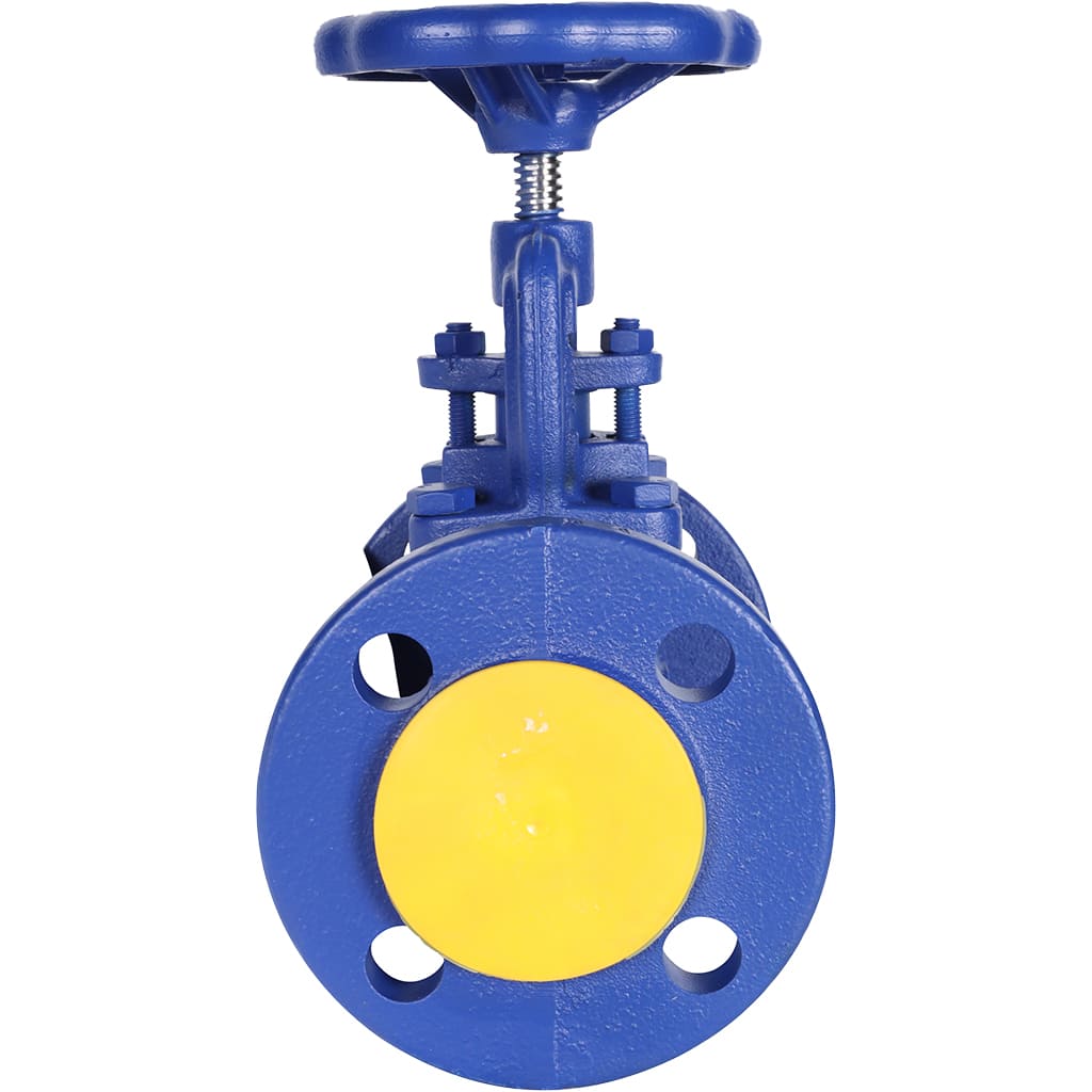 Клапан запорный ZETKAMA 215A Ду32 Ру16 фланцевый из чугуна, 215A032C00