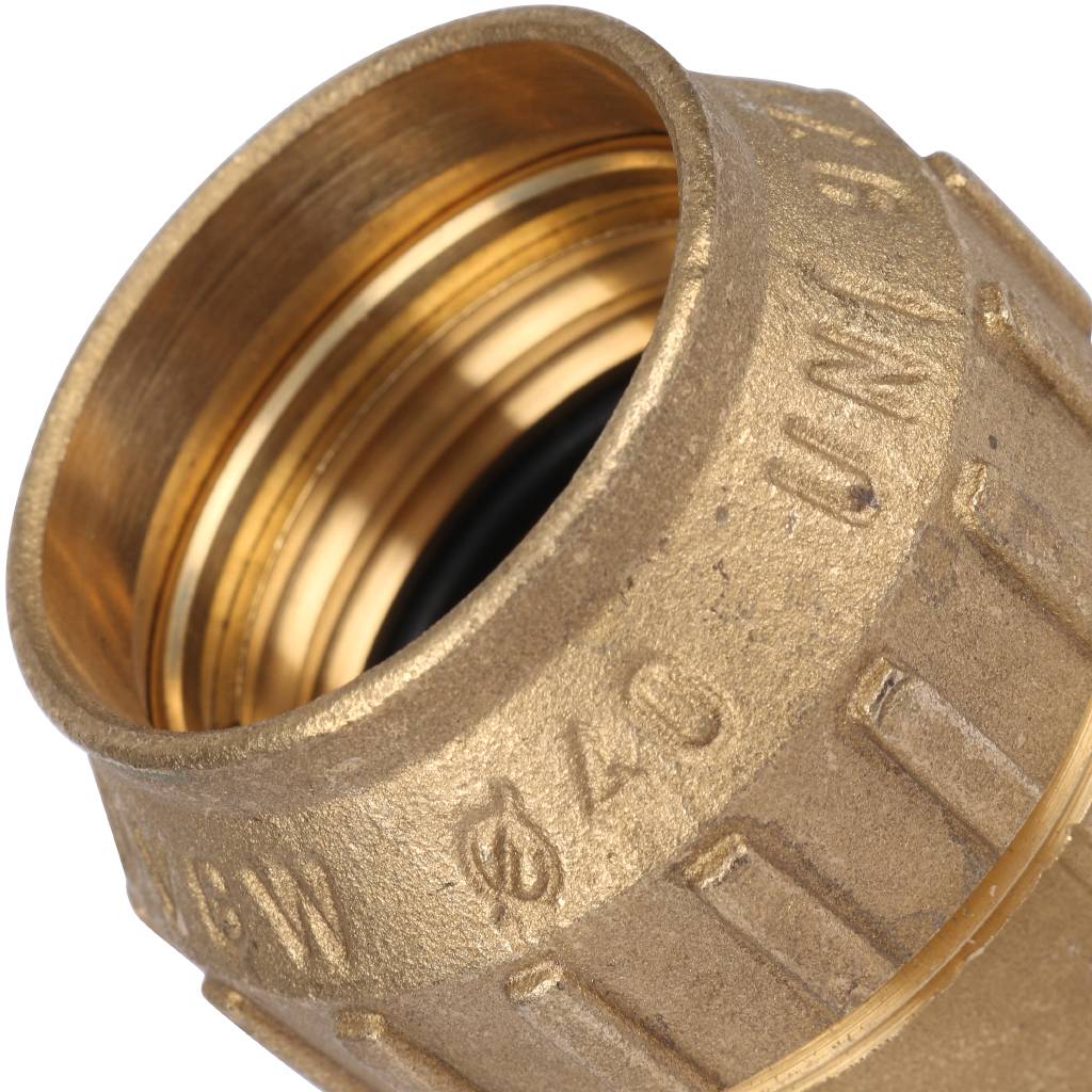 Муфта TIEMME с наружной резьбой 40х1 1/4 для труб ПНД винтовой, 3400004