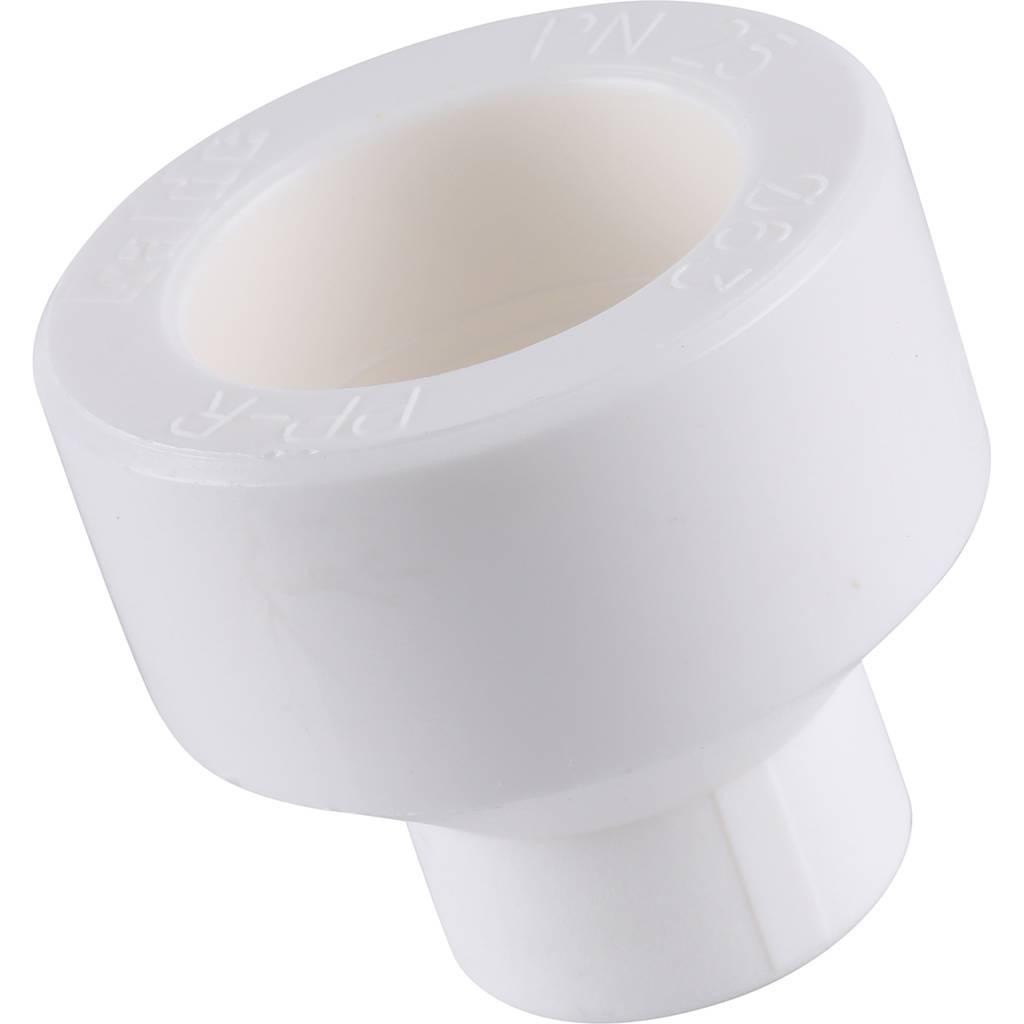 Муфта переходная Kalde 63x25 для полипропиленовых труб под сварку (цвет белый)