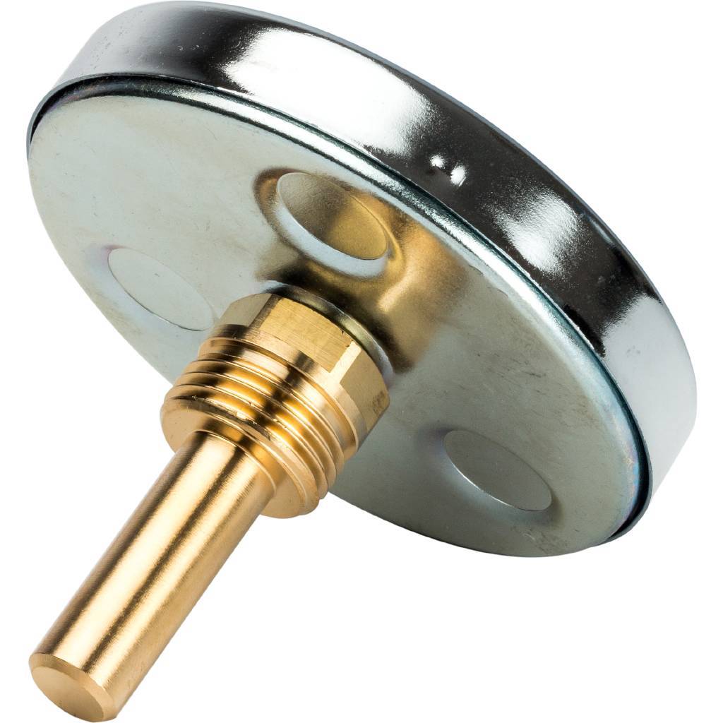 Термометр биметаллический с погружной гильзой STOUT 50 мм