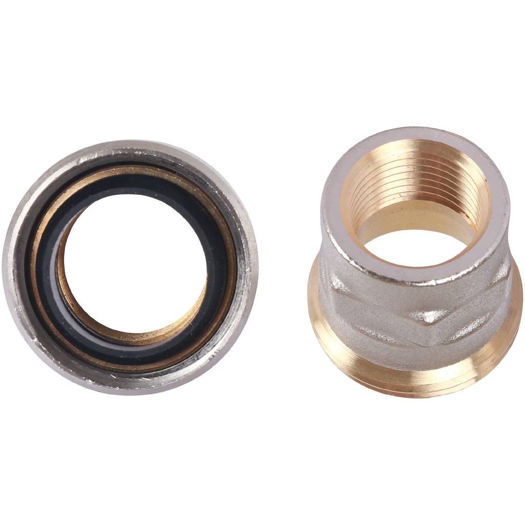 Фитинг Meibes резьбовой латунный Plus для стальных труб 1/2”*1/2” BР, F13091