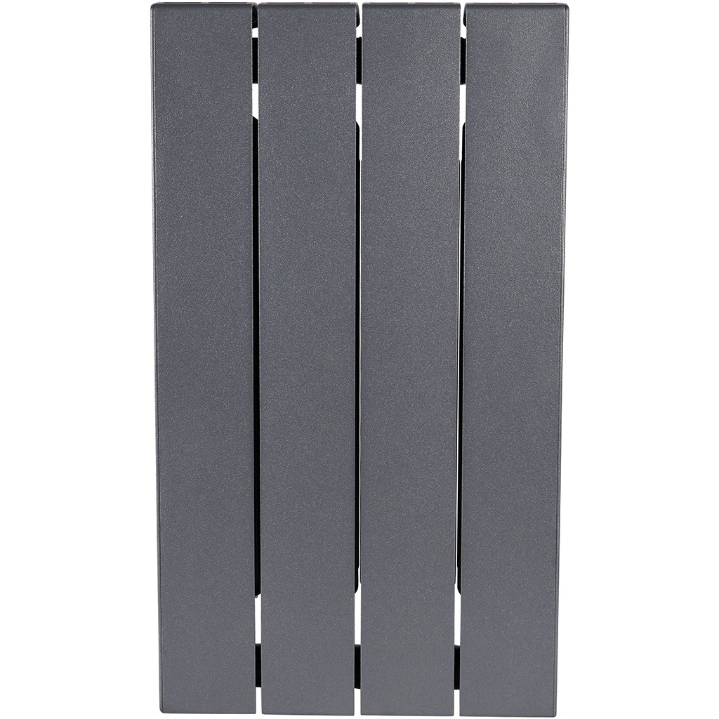 Радиатор биметаллический RIFAR SUPReMO 500 4 секции боковое подключение (Антрацит), 4RS50-4-TI