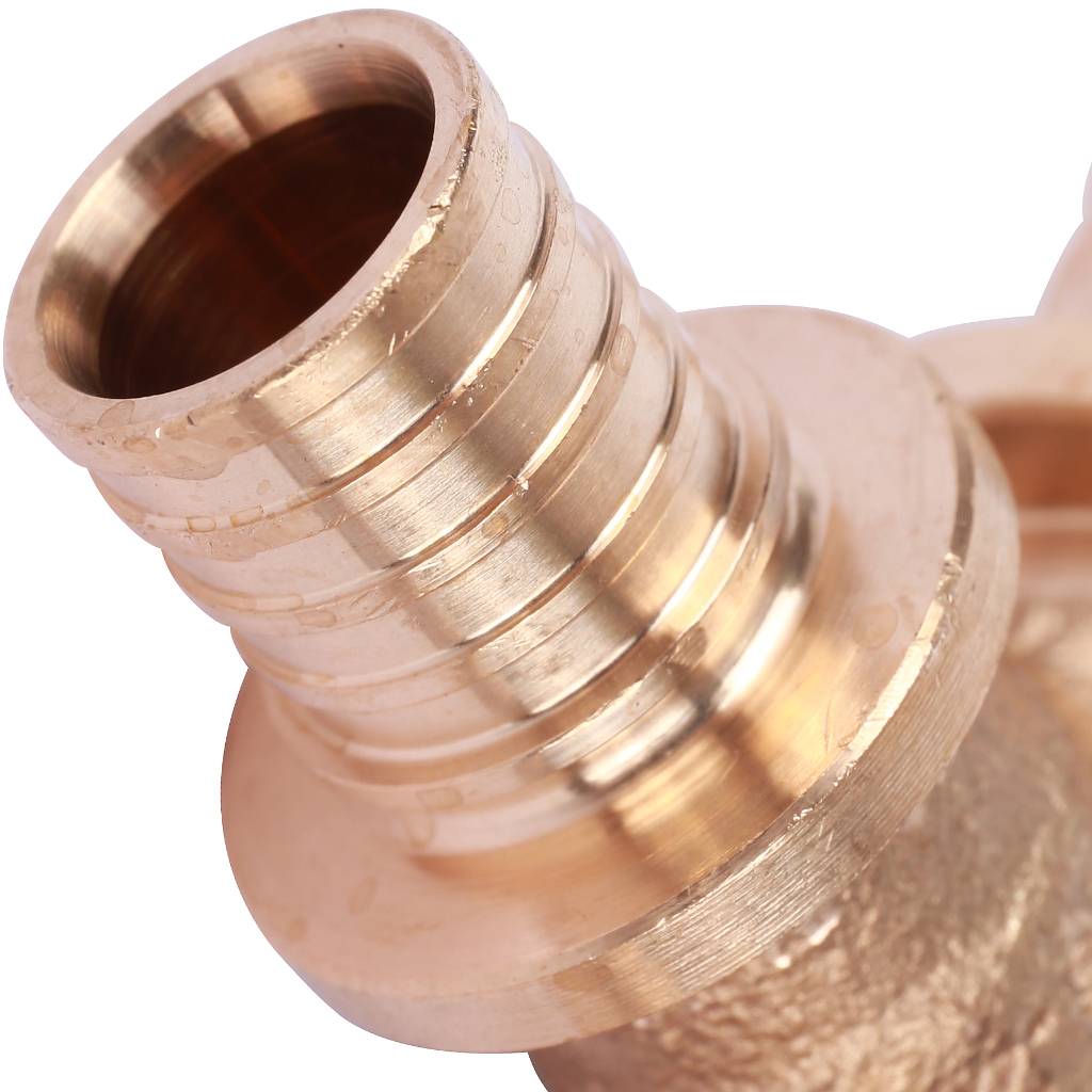 Тройник РЕХАУ RAUTITAN PLATINUM с уменьшенным боковым и торцевым проходами 25-16-20 RX для труб из сшитого полиэтилена аксиальный