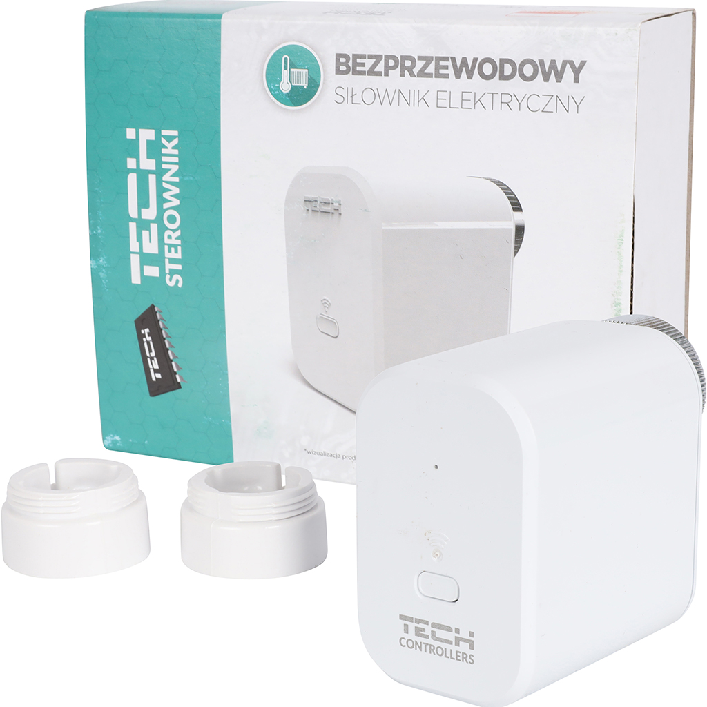 Термоэлектрический привод беспроводной, белый TECH STT-869