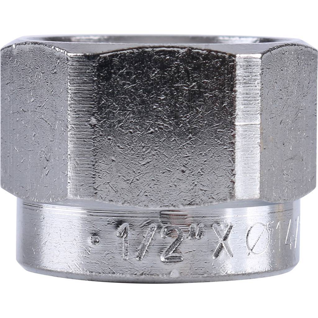 Концовка для металлопластиковых труб FAR 16х2, с накидной гайкой 1/2, FC 6076 58802