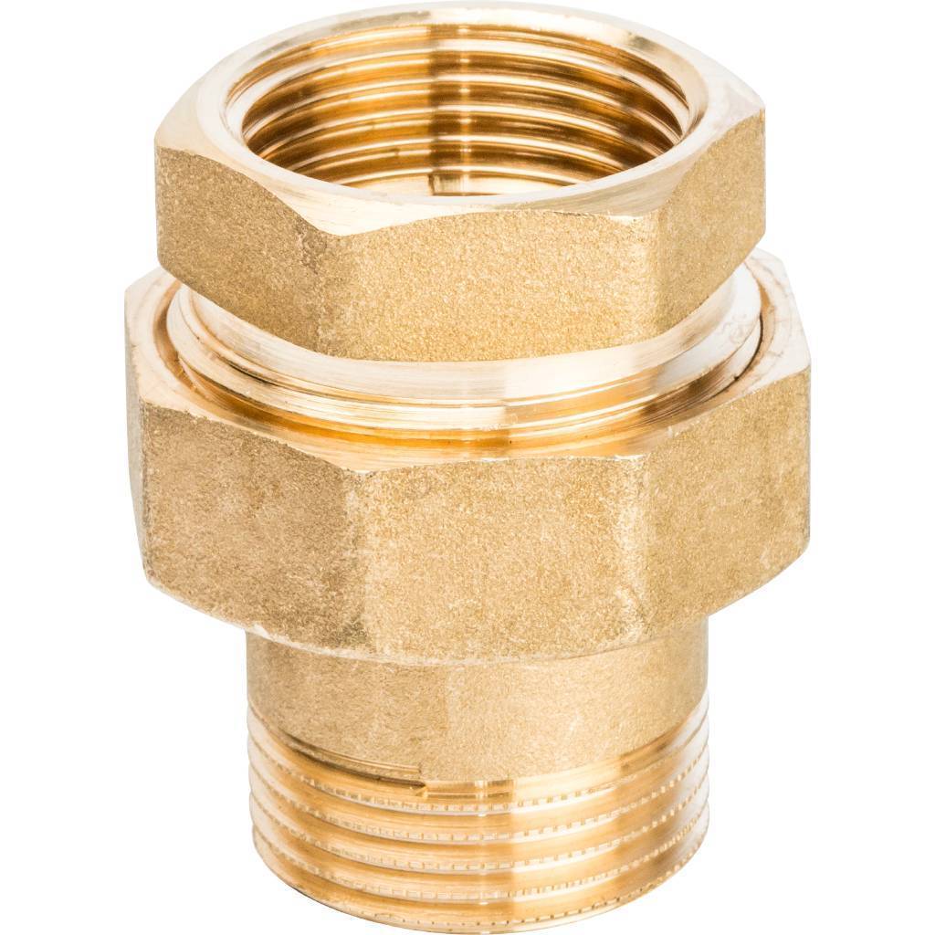 Разъемное соединение STOUT американка ВН 1 уплотнение под гайкой по плоскости, SFT-0044-000001