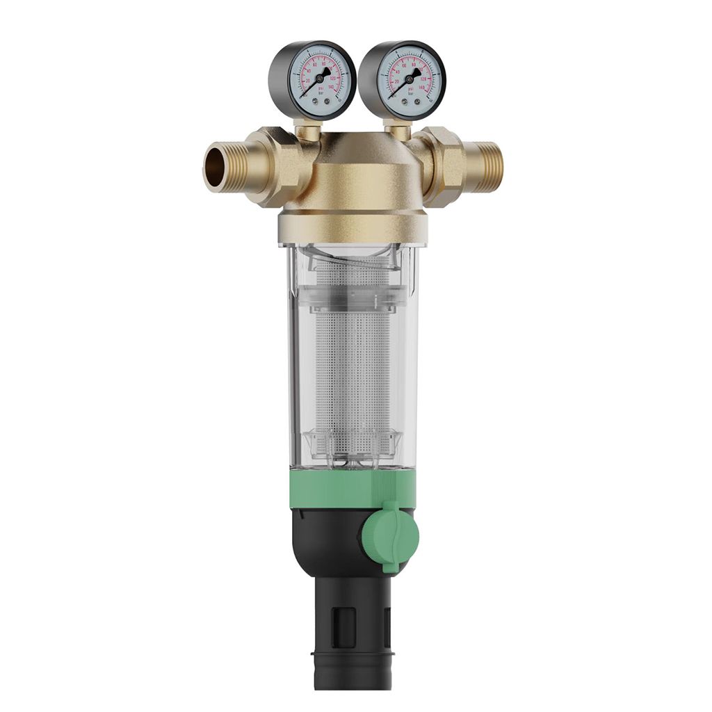 F76S-1С Фильтр тонкой очистки с обратной промывкой DN25 (1) 100мк до 40С ХК F76S-1С