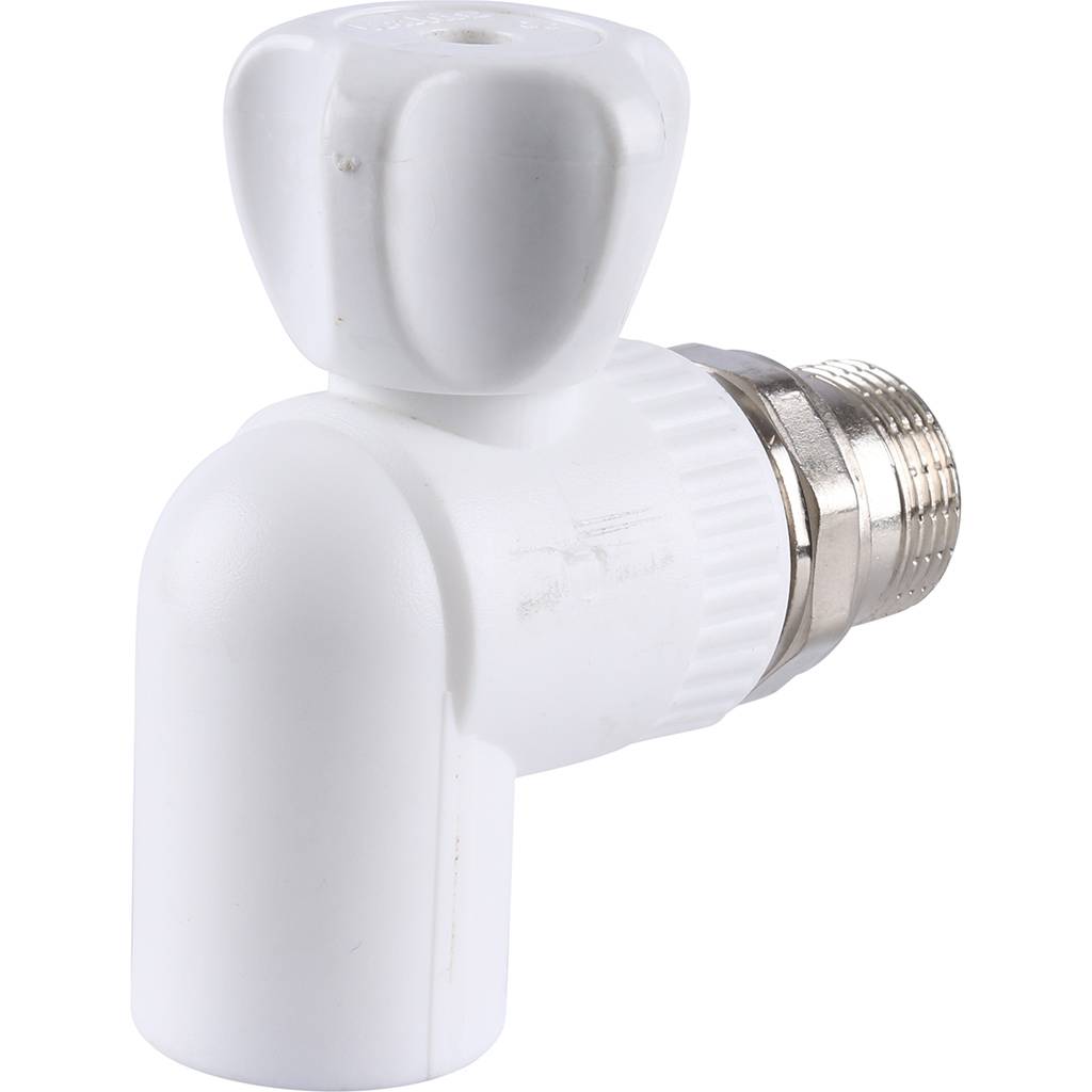 Кран шаровой Kalde разборный угловой с накидной гайкой 25х3/4, 3242-vre-250c00