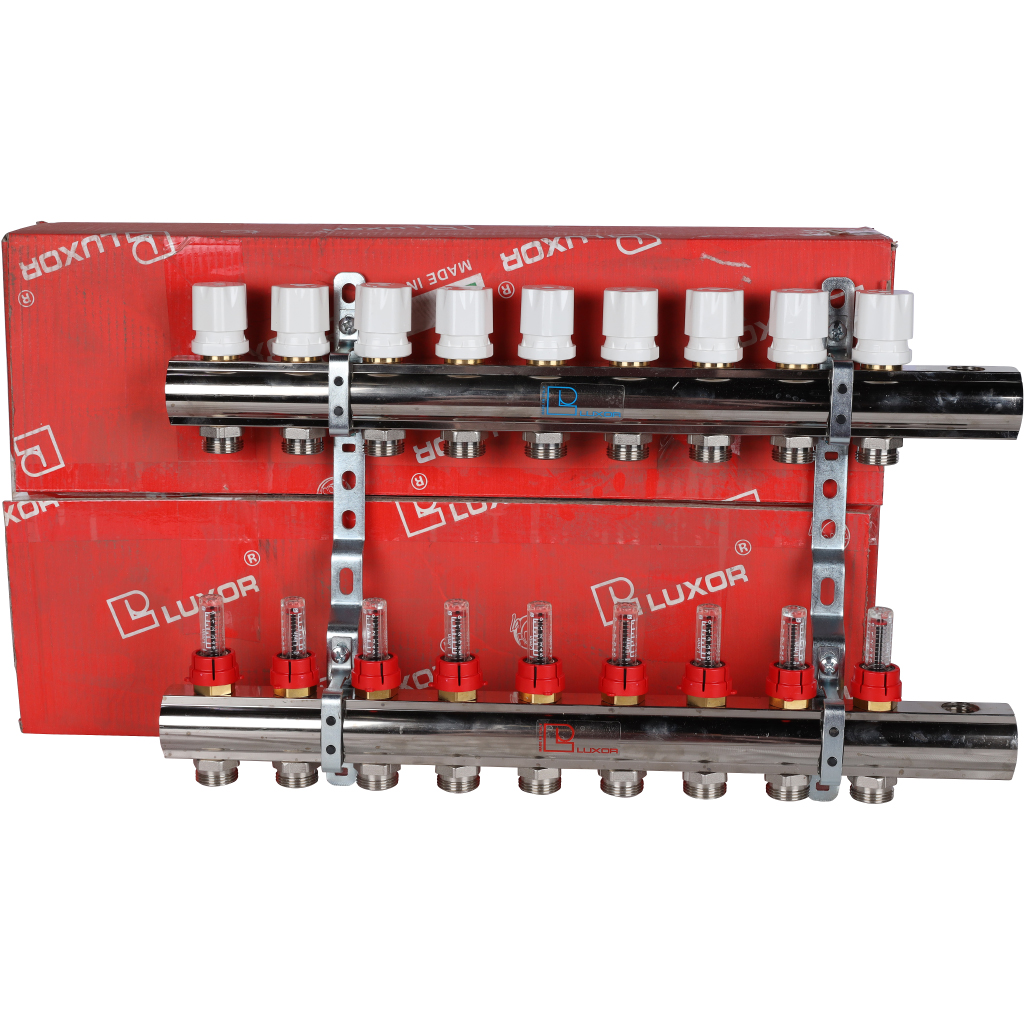 Коллектор в сборе с расходомерами LUXOR CD 477/9