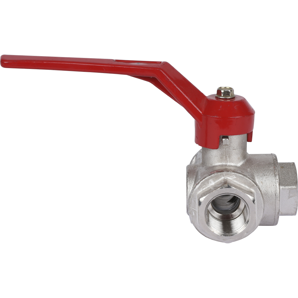 Кран шаровый Itap 128 3/4 трехходовой тип «Т» стандартный проход (рычаг), 26105