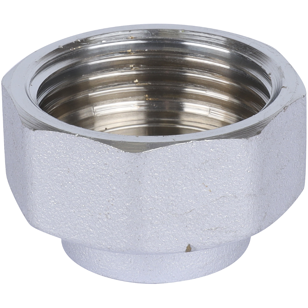 Хромированный концевой переходник для коллекторов FAR (ВР-ВР) 1 х 1/2, FK 4000 112