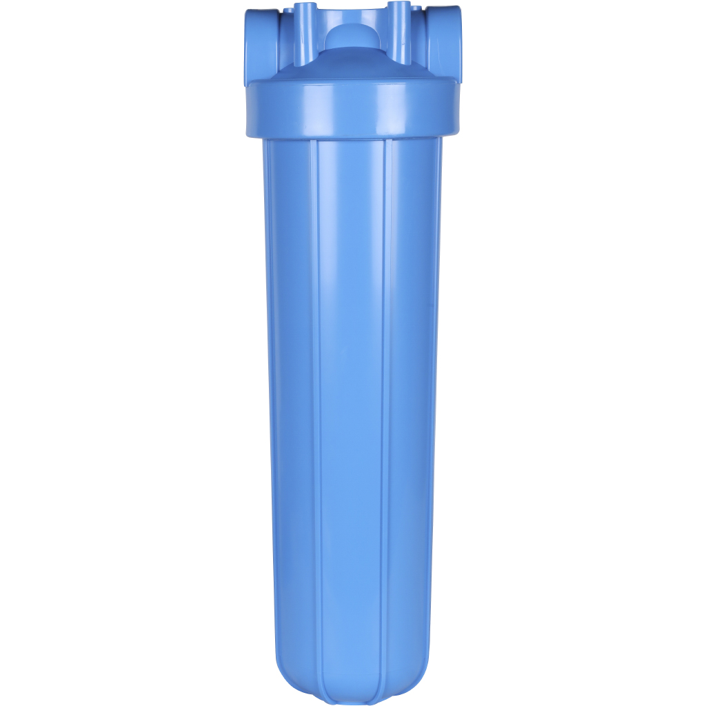 Корпус 20ВВ AquaFilter AQM вход 1 фильтр в сборе (колба, ключ, кронштейн, манометр) без картриджа, FH20B1-B-WB