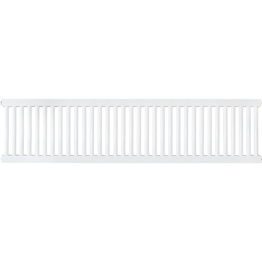 Трубчатый стальной радиатор КЗТО РС 1-500-33 секции 1/2 боковое подключение RAL9010, РС15003312RAL9010
