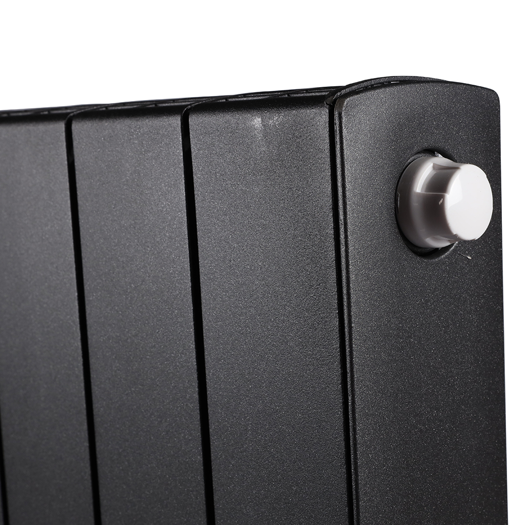 Радиатор биметаллический RIFAR SUPReMO VENTIL 500 SVR 12 секции нижнее правое подключение (Цвет АНТРАЦИТ), 4RS50.VR-12-AN