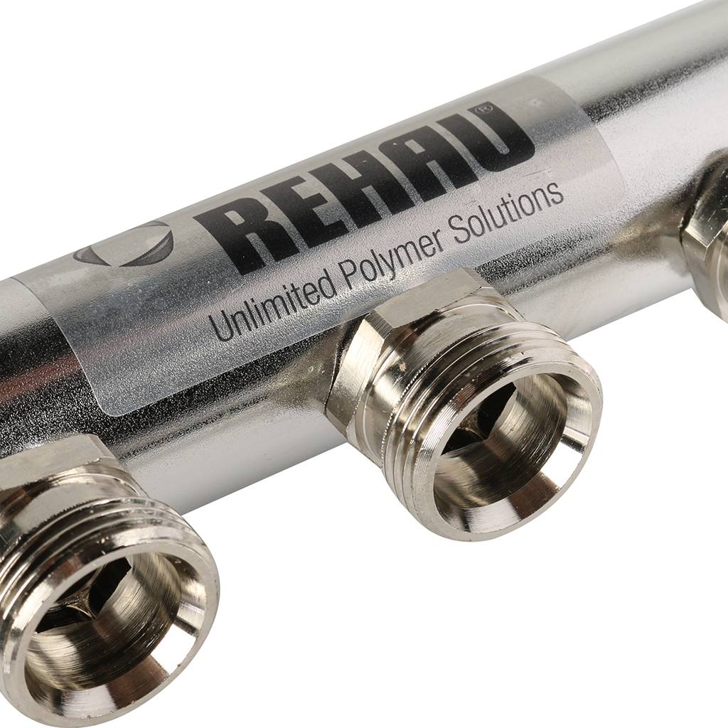 Распределительный коллектор РЕХАУ HLV на 5 групп нерж. сталь