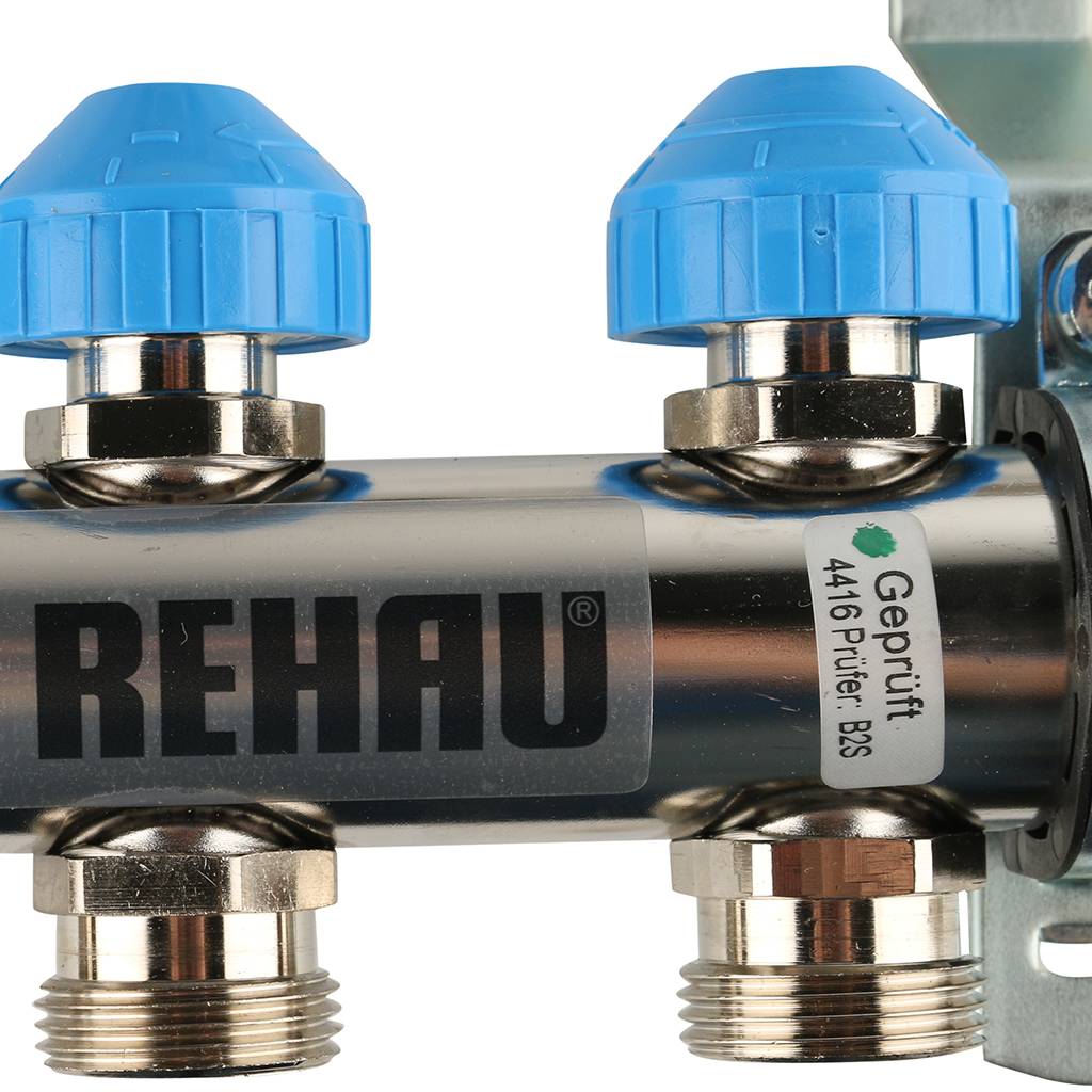 Распределительный коллектор РЕХАУ HKV-D на 3 контура (нерж .сталь), 12080311002