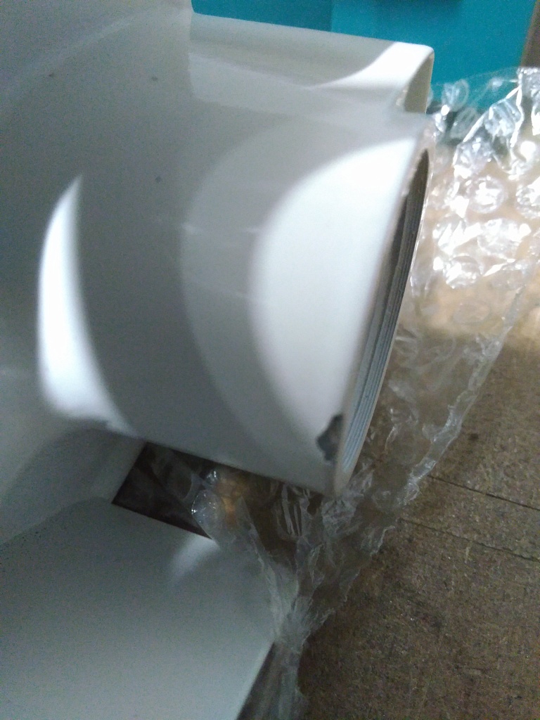 Уцененный товар (нарушена упаковка, скол краски на коллекторе): Радиатор биметаллический ROMMER Optima BM 500 6 секций боковое подключение (RAL9016), RBM-0210-050006