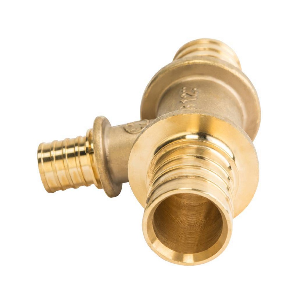 Тройник STOUT равнопроходный 25x25x25 для труб из сшитого полиэтилена аксиальный