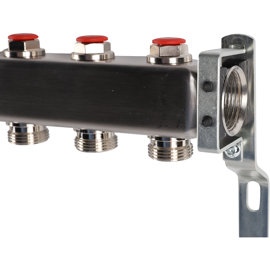 Коллектор из нержавеющей стали без расходомеров ROMMER 10 выходов, RMS-3200-000010