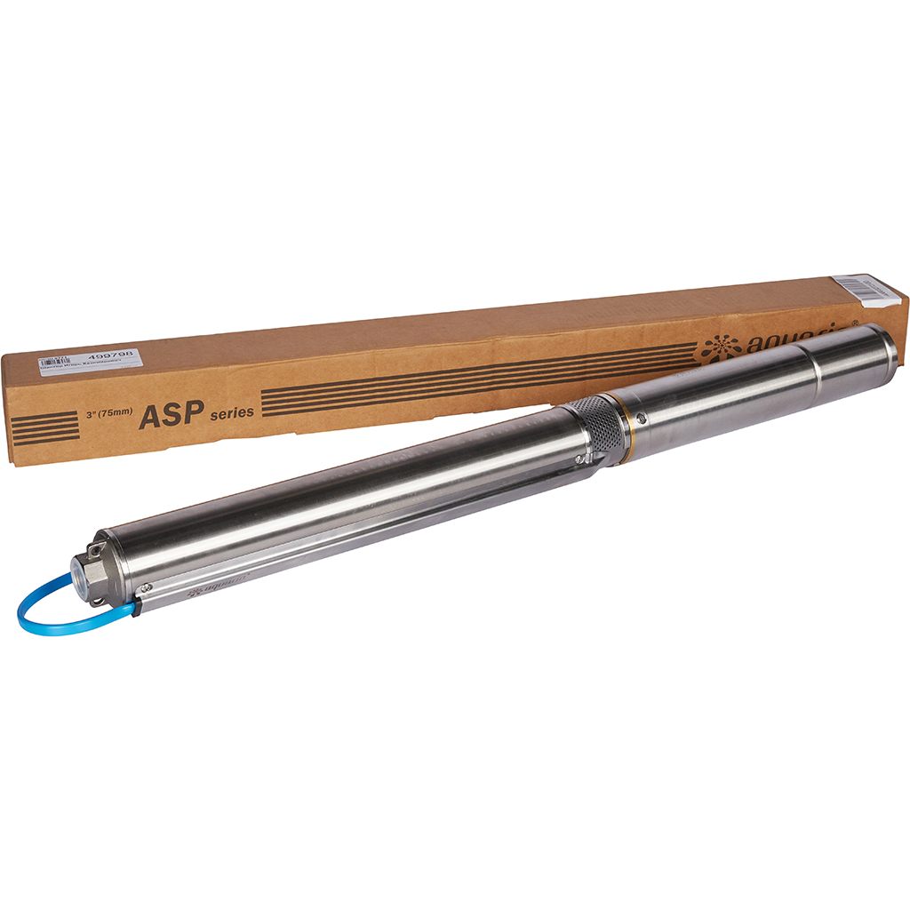 Насос скважинный AQUARIO ASP1E-55-75 (встр.конд., каб.1,5м), 3254