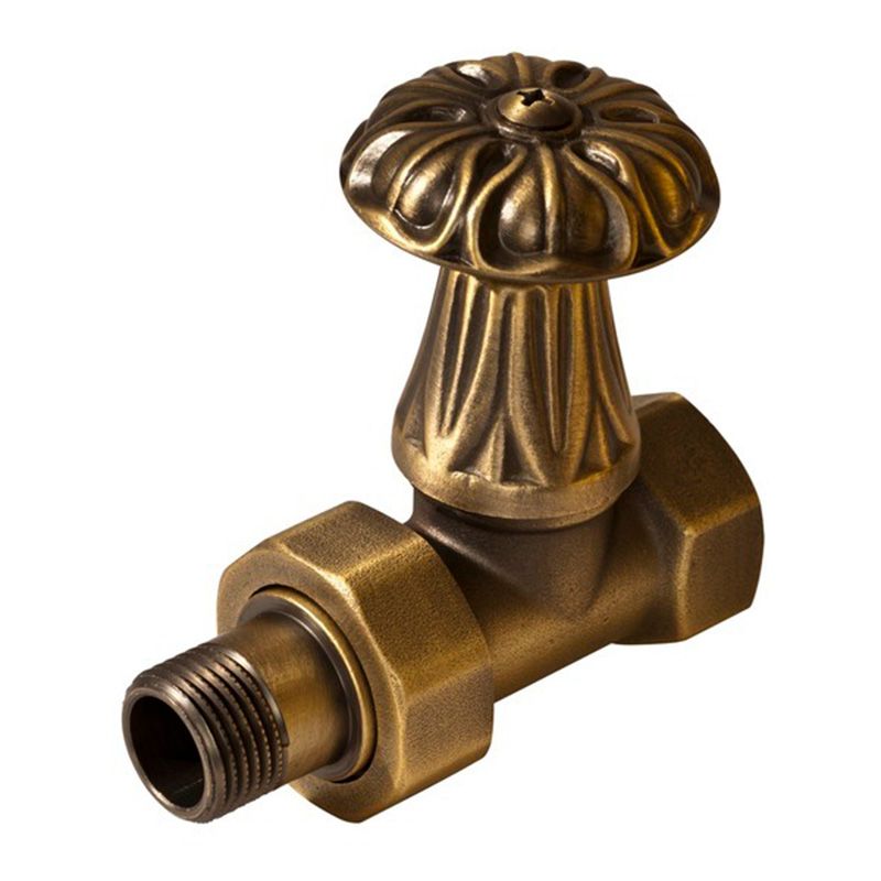 Вентиль RETROstyle RS 220A латунный 1/2 прямой верхний, v 673  1/2