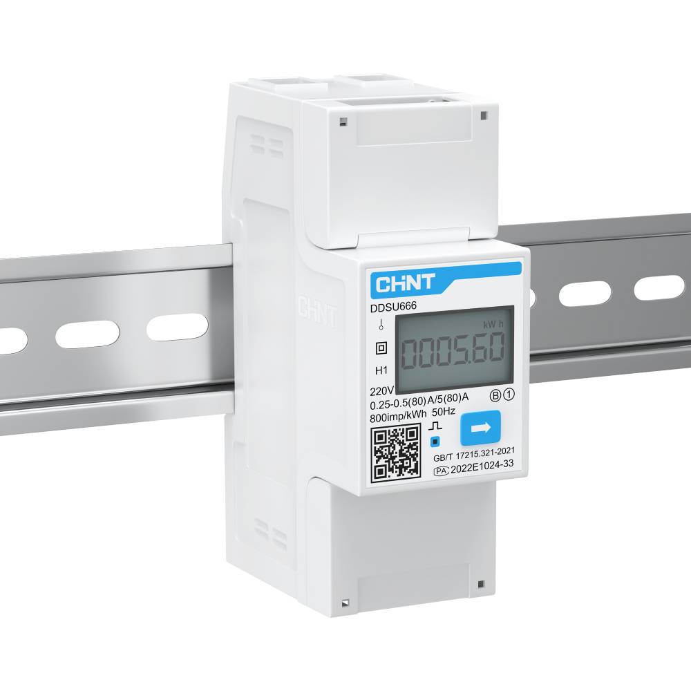 Счетчик электроэнергии 1-фазный Ectocontrol CHINT (RS-485 DIN-рейка), ec01074