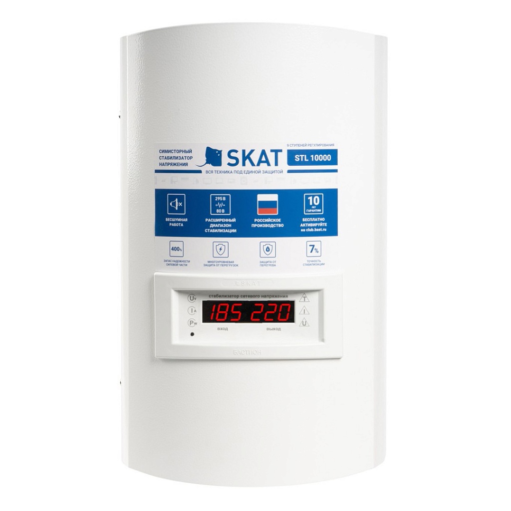 Стабилизатор напряжения Bastion SKAT STL-10000 Настенный, 779