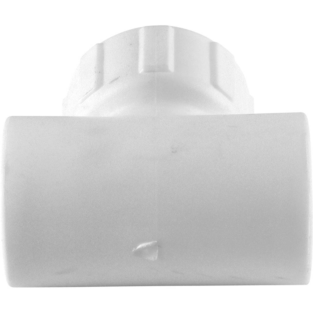 Тройник Политэк 25х3/4 с внутренней резьбой для полипропиленовых труб под сварку (цвет белый)