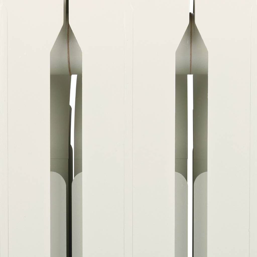 Радиатор алюминиевый Global ISEO 350 10 секций боковое подключение (белый RAL 9010), IS035010