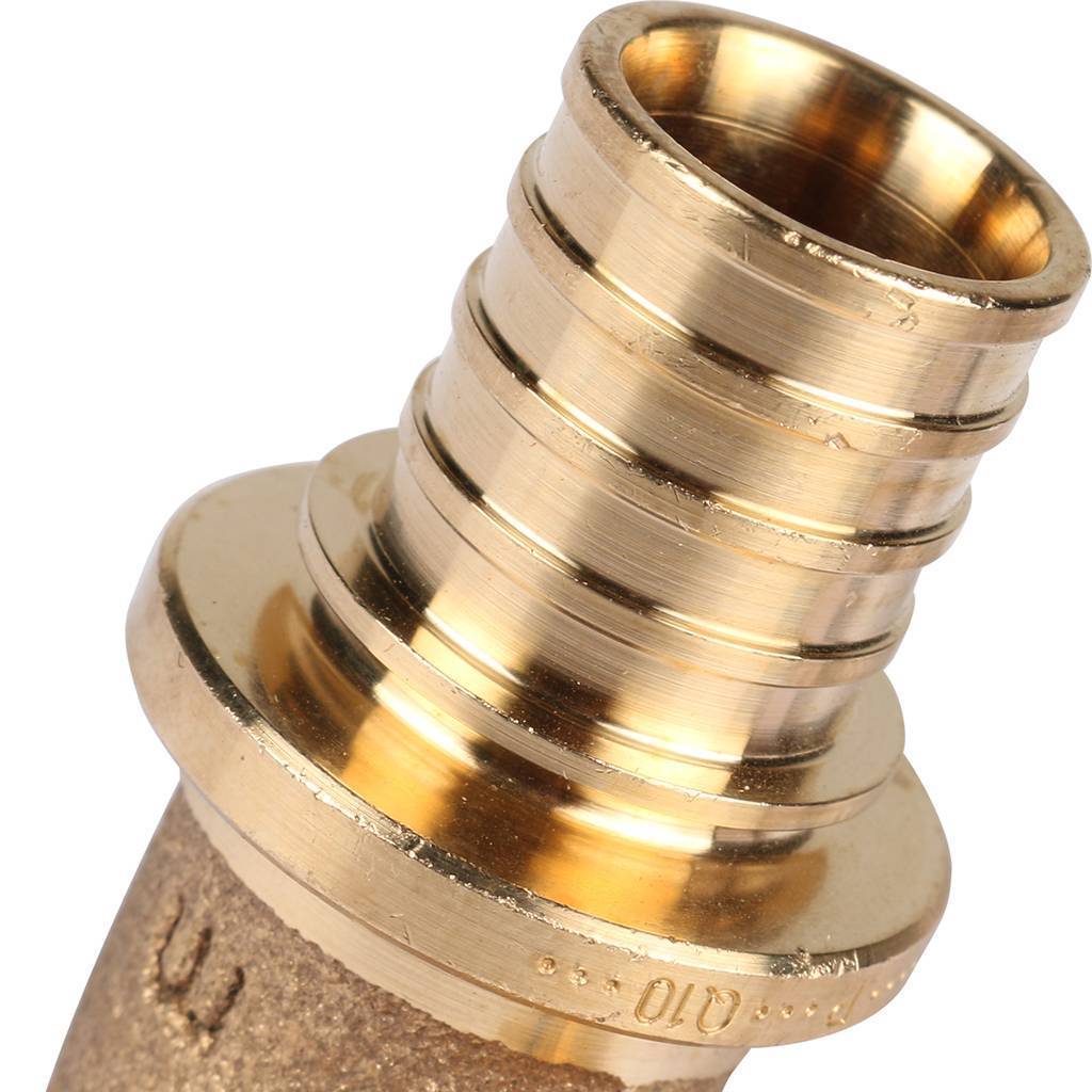 Угольник-переходник РЕХАУ RAUTITAN с наружной резьбой 20-R 1/2 RX+ для труб из сшитого полиэтилена аксиальный, 14563481001