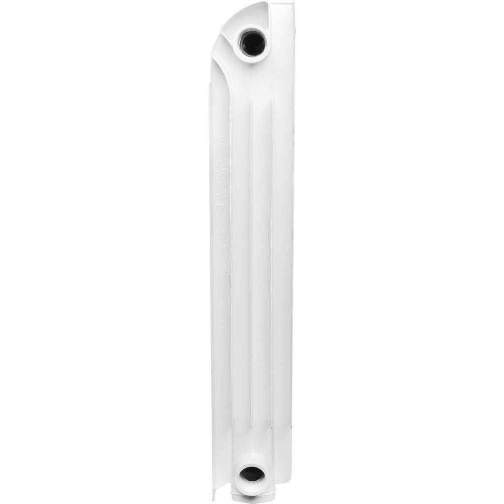 Радиатор алюминиевый Global VOX- R 500 14 секций боковое подключение (белый RAL 9010), VX05001014