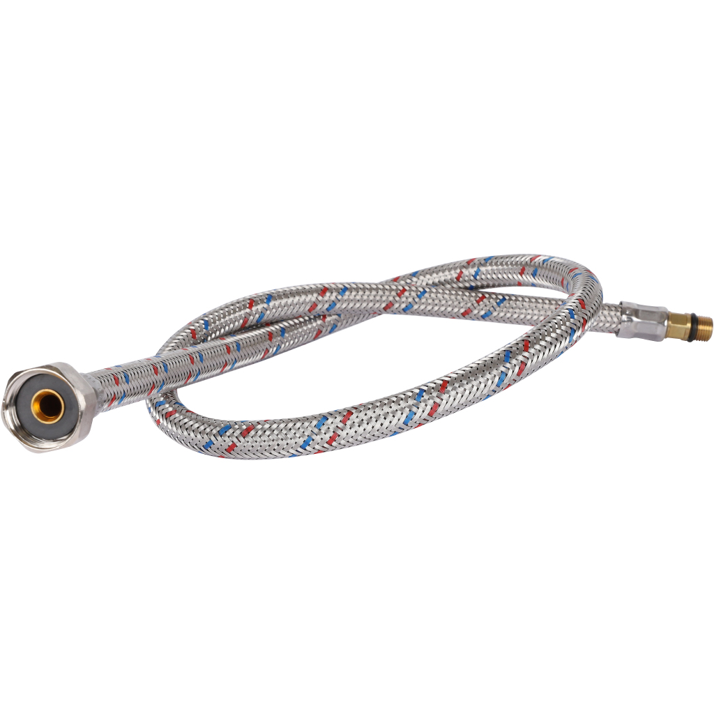 Гибкая подводка для воды STOUT M 10 (18мм) х ВР 1/2, длина 800 мм, SHF-0028-181015