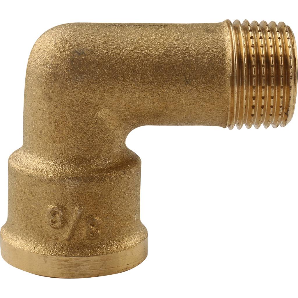 Угольник TIEMME HB 3/8x3/8 для стальных труб резьбовой, 1500173