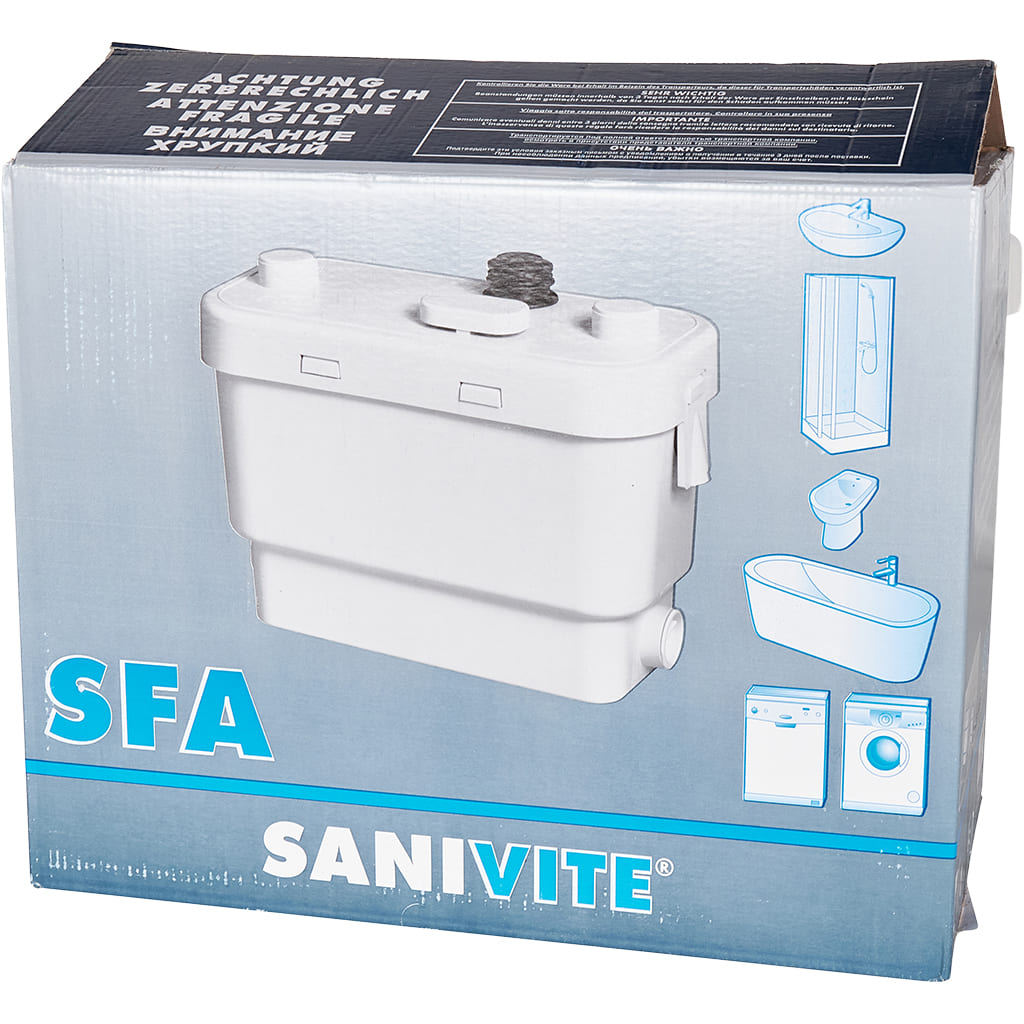 Санитарный насос SFA SANIVITE, 4 подкл, Tmax-65°C, V35