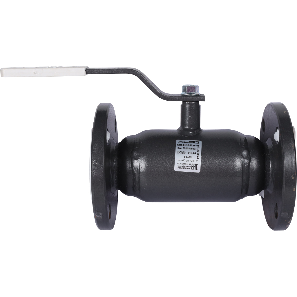 Кран шаровой ALSO КШФП Ду50 Ру 4,0 МПа из Ст.20 полнопроходной, КШ.Ф.П.050.40-01