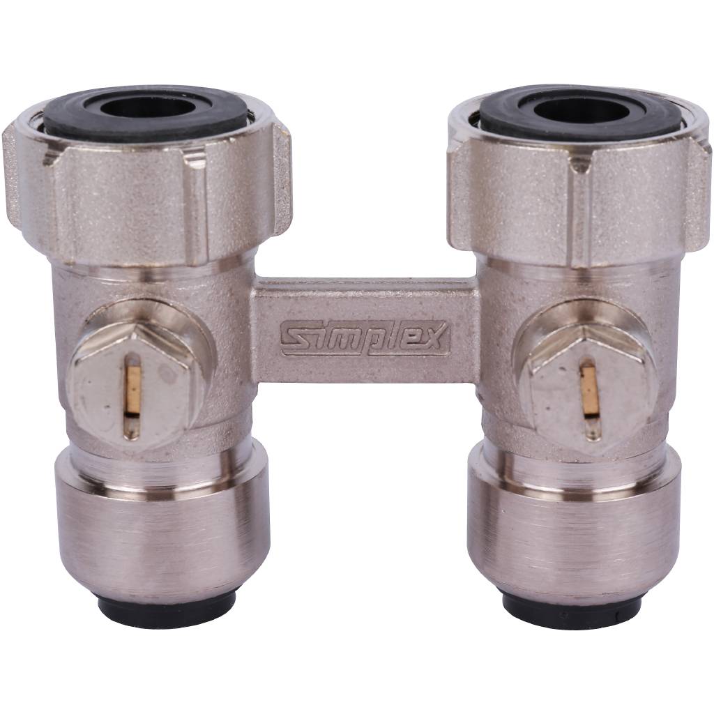 Узел нижнего подключения Meibes D2/50, прямой, 3/4 ВРх15 мм, F10009