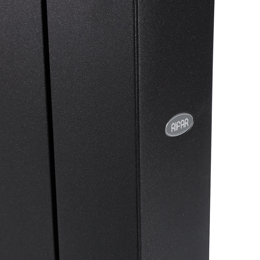 Радиатор биметаллический RIFAR SUPReMO VENTIL 350 SVR 10 секций нижнее правое подключение (Цвет АНТРАЦИТ), 4RS35.VR-10-AN