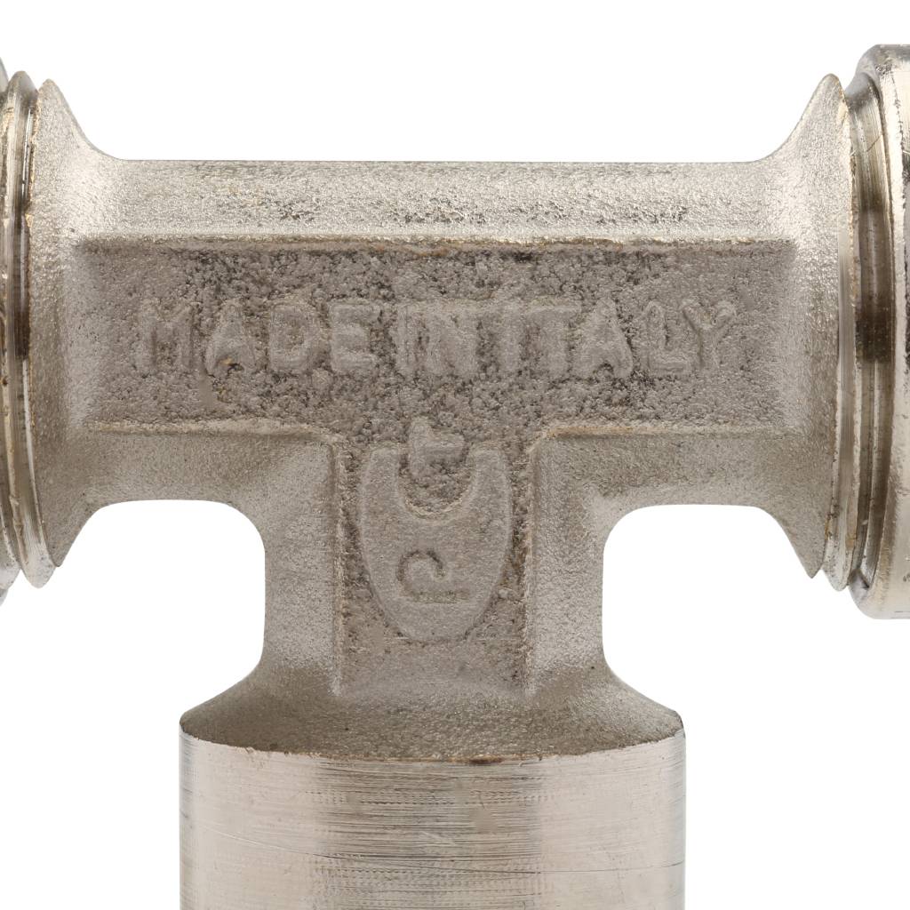 Тройник TIEMME с внутренней резьбой (20х2.0х1/2) для металлопластиковых труб винтовой, 1600049