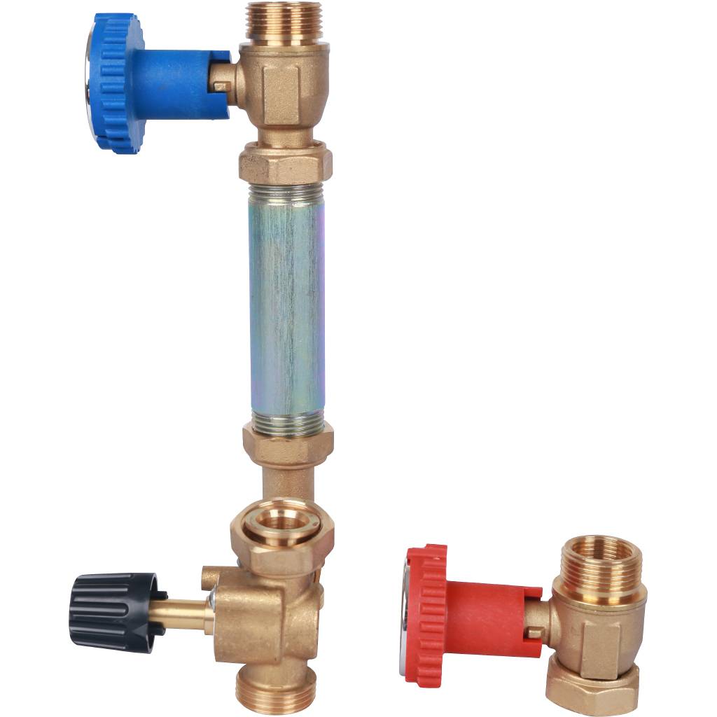 Насосная группа STOUT SDG-0007 с 3-х ходовым приводным смесителем 3/4 без насоса, SDG-0007-002001