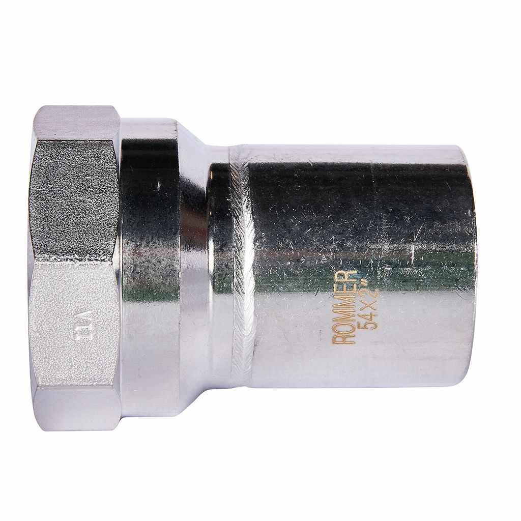 Вставка ROMMER переходная НПр-ВР, 54х2, из нержавеющей стали прессовой, RSS-1023-000542